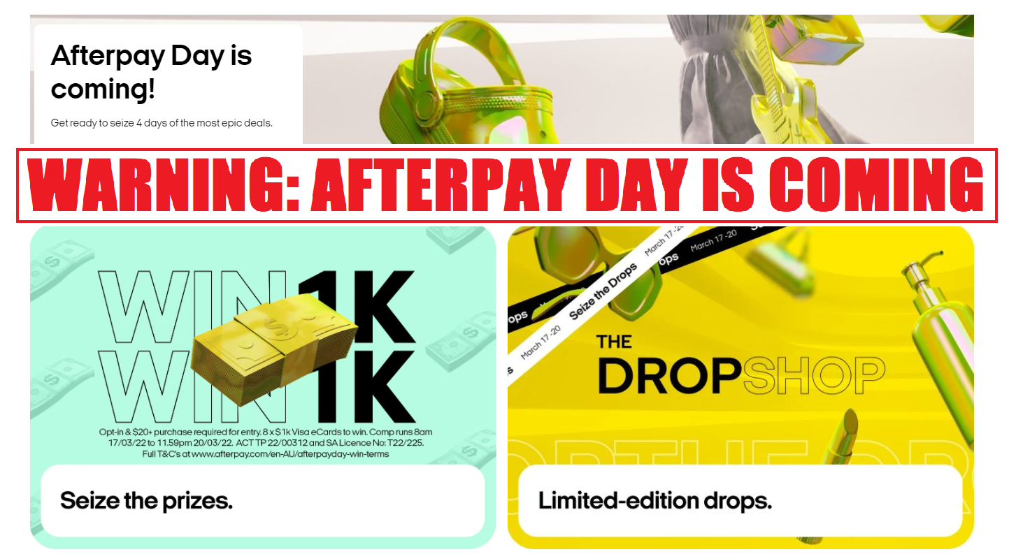 Afterpay Day: You’re paying for it